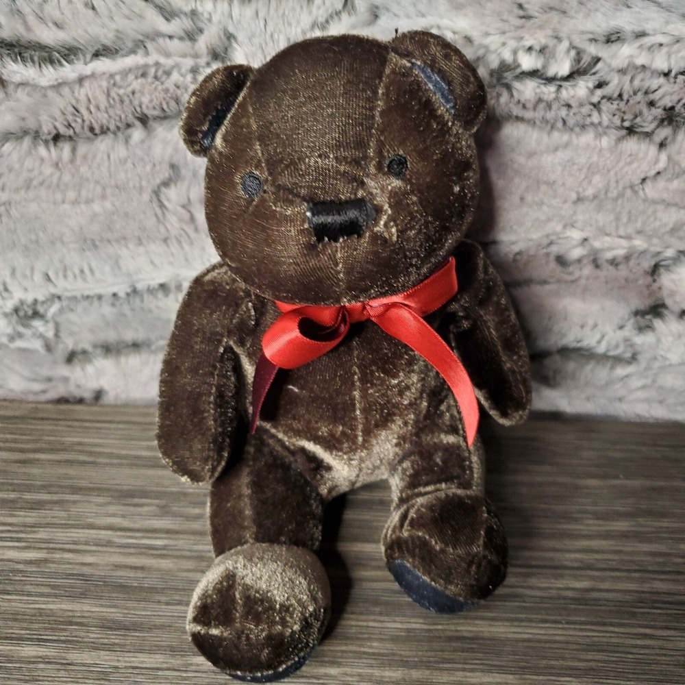 Bath and Body Works Dark Chocolate Brown 6" Plush Stuffed Teddy Bear‎ Animal Toy